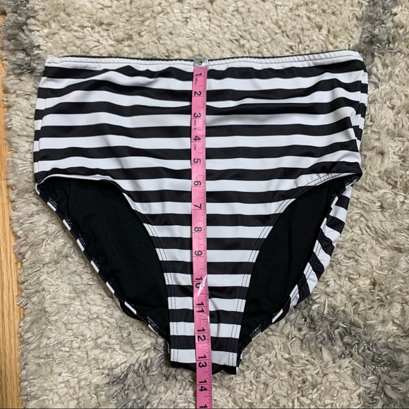 Albion Fit Stripies 101 High-Waisted Swim Bottoms - Picture 8 of 8